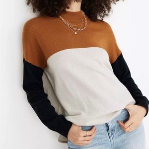 Colorblock Ashbury Mockneck Sweater